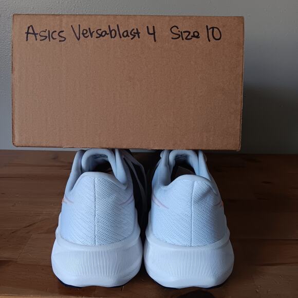 ASICS Womens Versablast 4 White Light Ube 1012B775 Size 10 Running Shoes - Picture 10 of 13